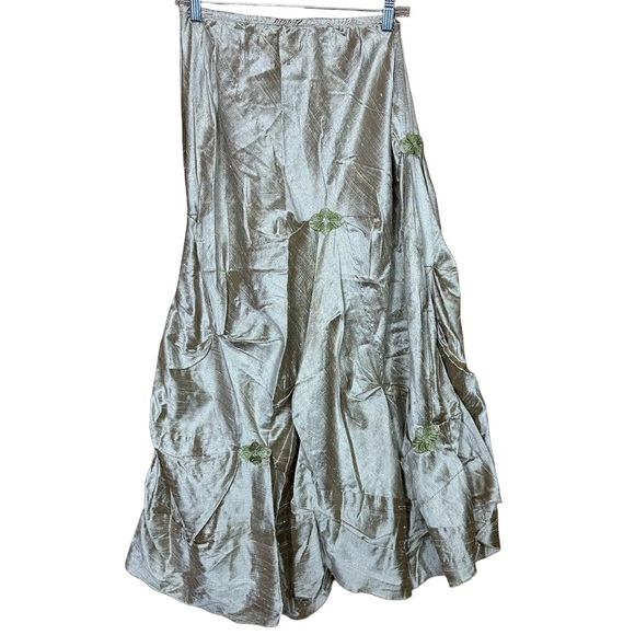 Vintage Couture Silk Lee Andersen Whimsical Avant Garde Tan...